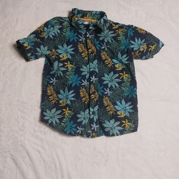 𝅺Wonder Nation Tropical Button Down Size Small - Picture 1 of 3